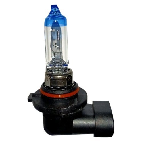 Halogen Bulb With Filament And Yellow Light